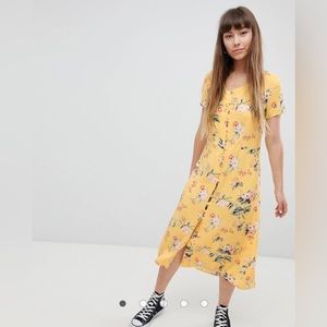 New Look Button Front Tea Dress